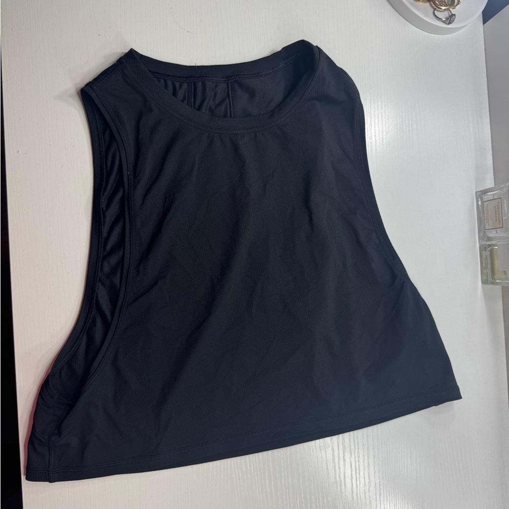 Women’s Lululemon Muscle Love Crop Tank Top - Black - Size 4